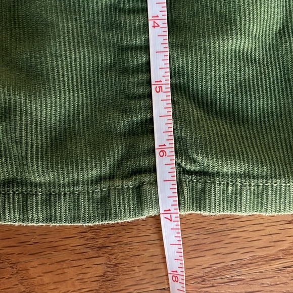 J. Crew Corduroy 4-Pocket Green Skirt, Size 8 - Picture 8 of 8